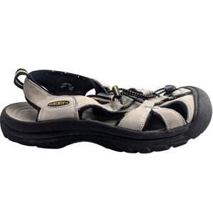 KEEN Waterproof Sport Sandals Gray Black Women's Size 8 Outdoor Hiking Shoes
